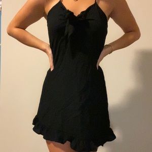 Black sun dress